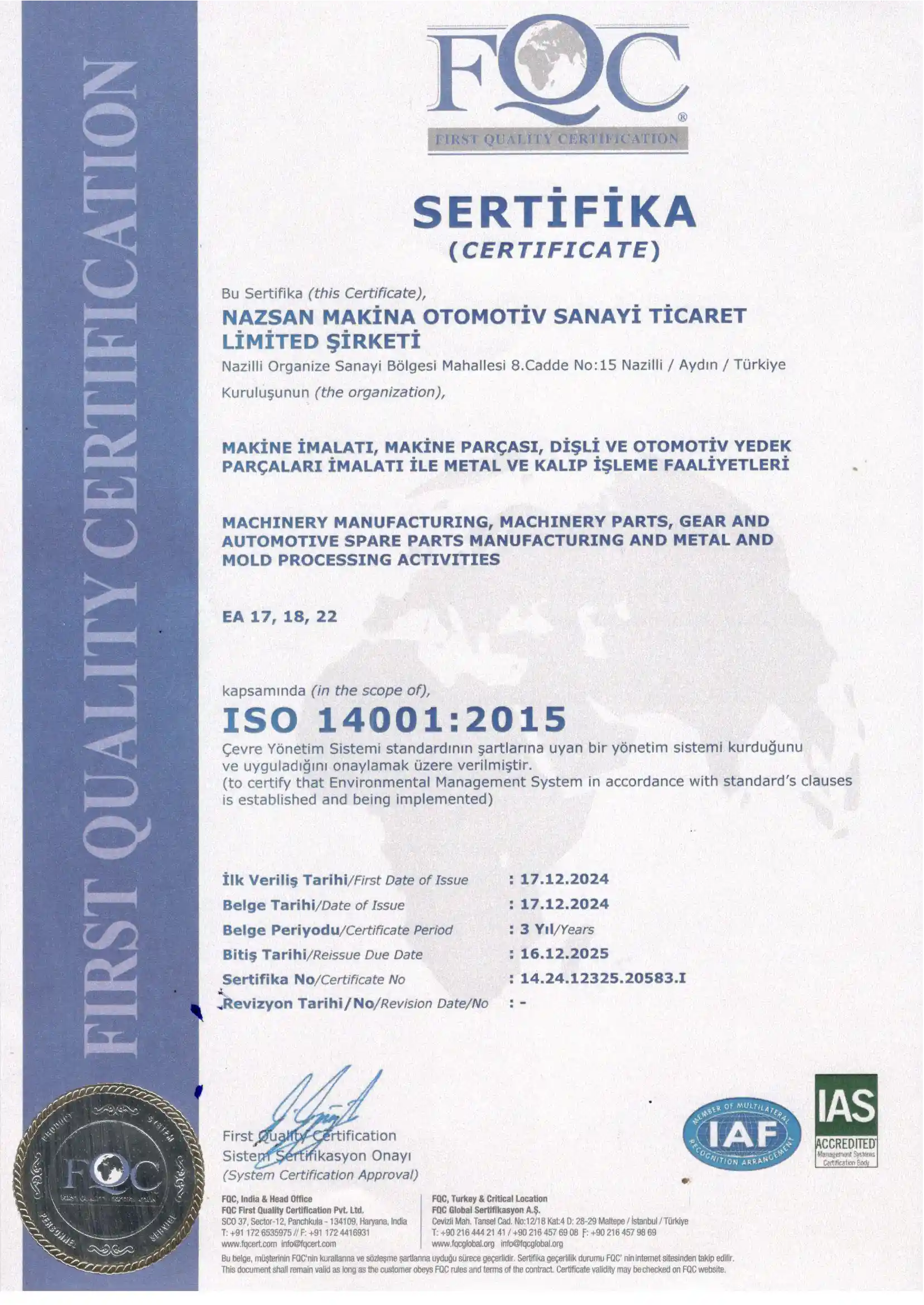 ISO 14001