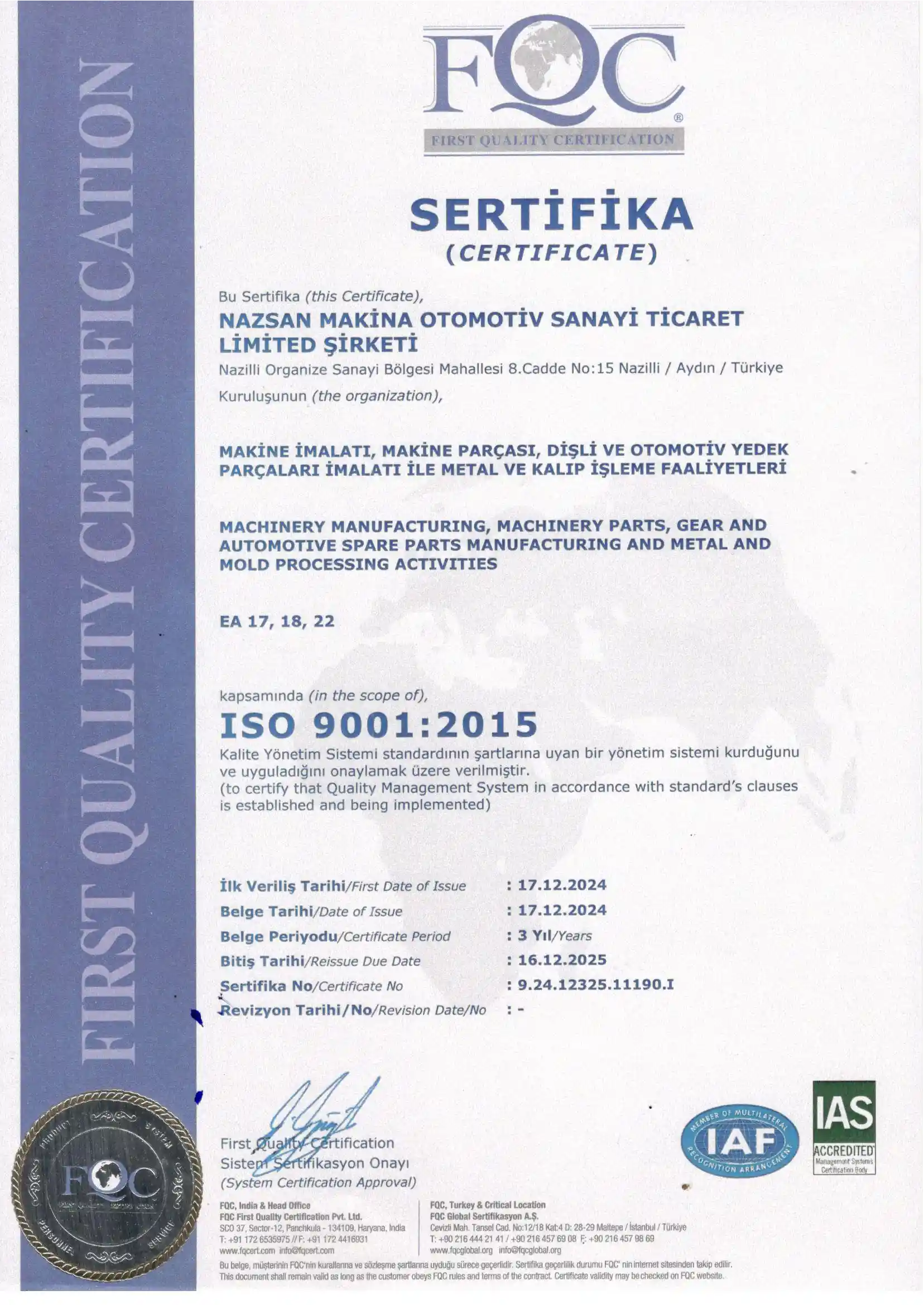 ISO 9001